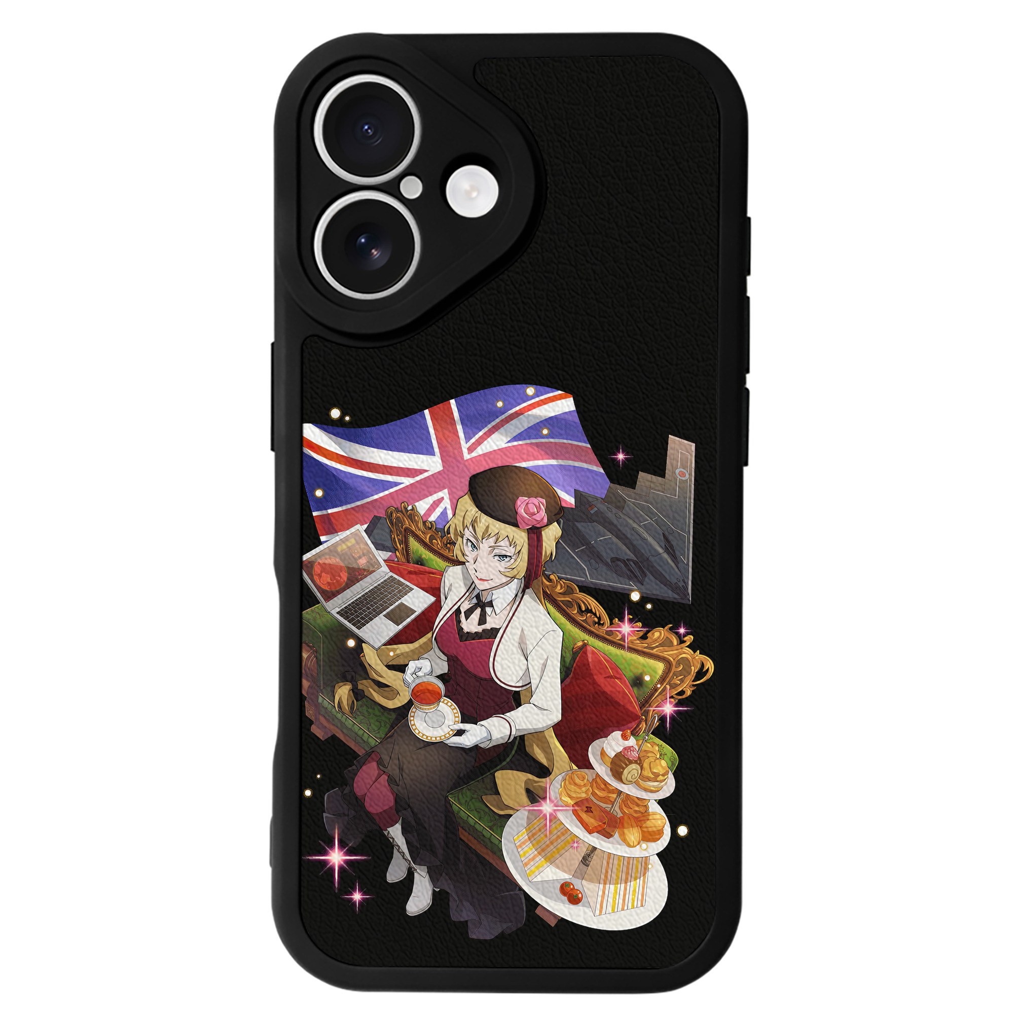 （画像用） 文豪ストレイドッグス Bungo Stray Dogs 【iPhone 16シリーズ対応】シリコンスマホケース（レザー調） 材質：シリコン